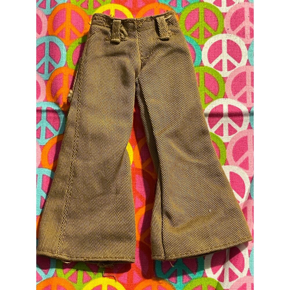 Bratz Boyz doll Brown Rust Pants Back Pockets Trousers